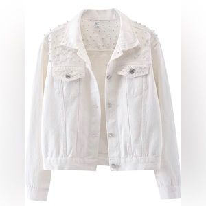 White Jean Jacket